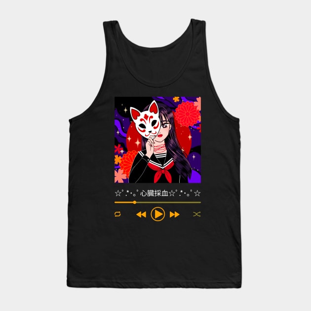 anime playlist Tank Top by white.ink